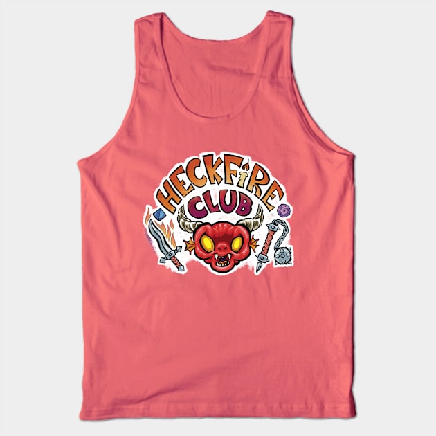 Heckfire Club Tank Top by majanation